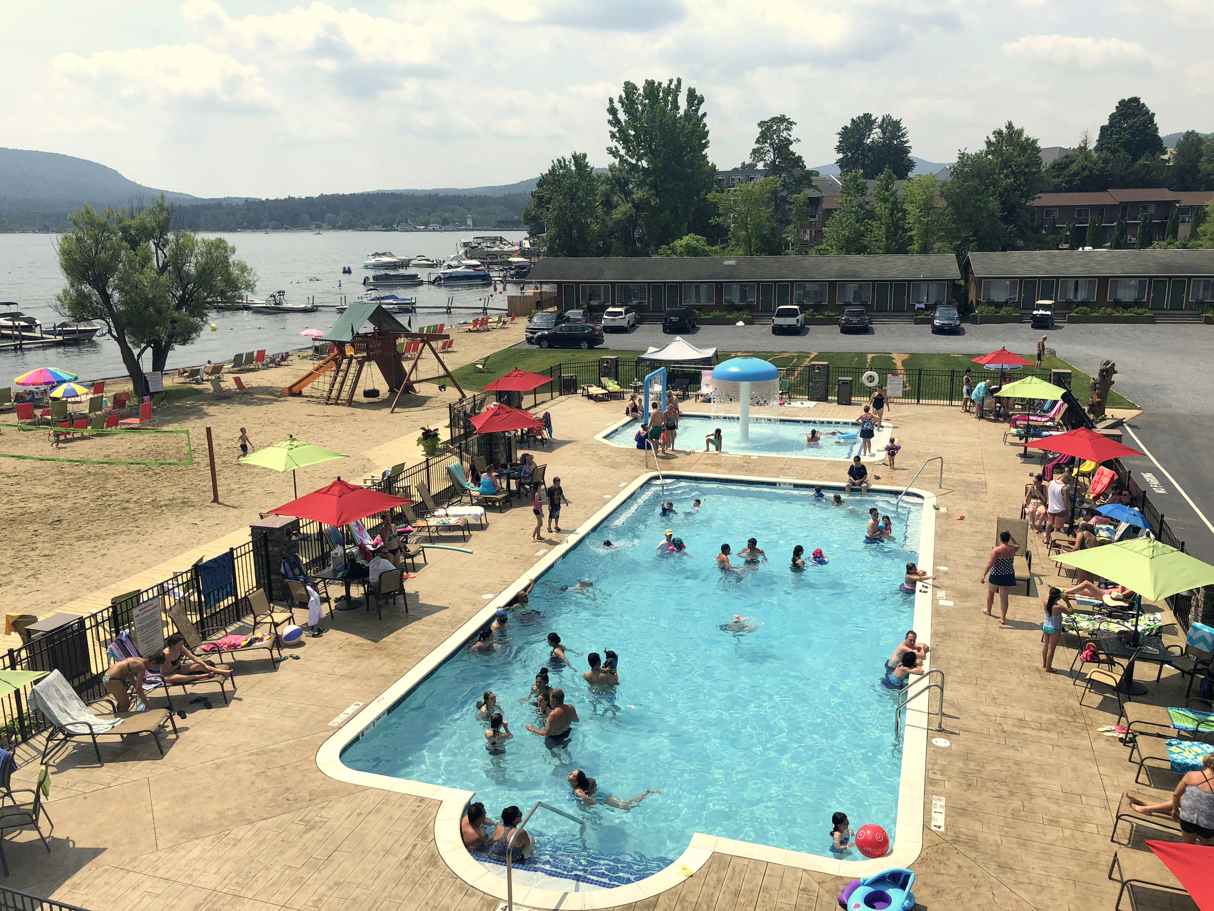 Cool off or relax in our beachside pools